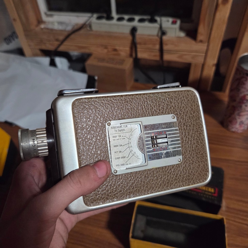 Vintage Kodak Brownie 8mm Movie Camera with Original Box Mid-Century Film Decor - Picture 2 of 7